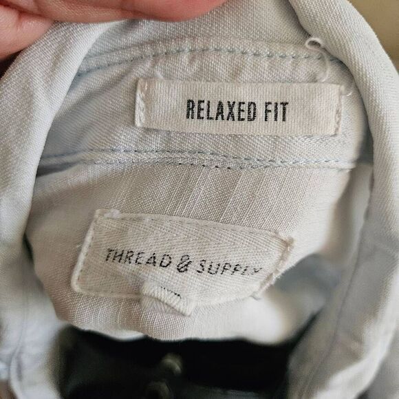 Thread & Supply Relaxed Fit Bella Wash Button Down Shirt - Picture 7 of 8